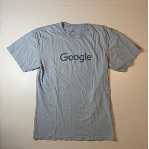 Google Official Merchandise Store T-Shirt Blue Cotton Short Sleeve Mens Small